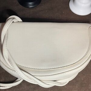 Madison West Chic Ivory Crossbody Bag